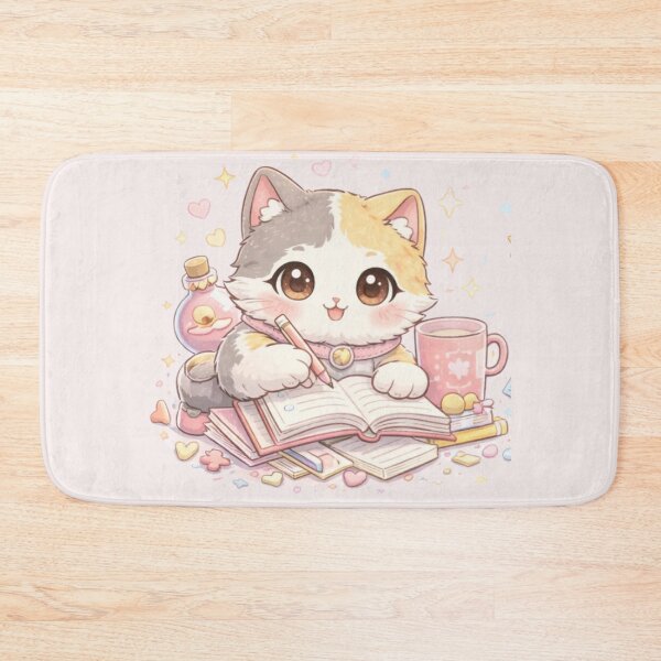 Item preview, Mochi Cozy Cat – Cute Coffee Study Break Aesthetic Design designed and sold by Mochi Studio.