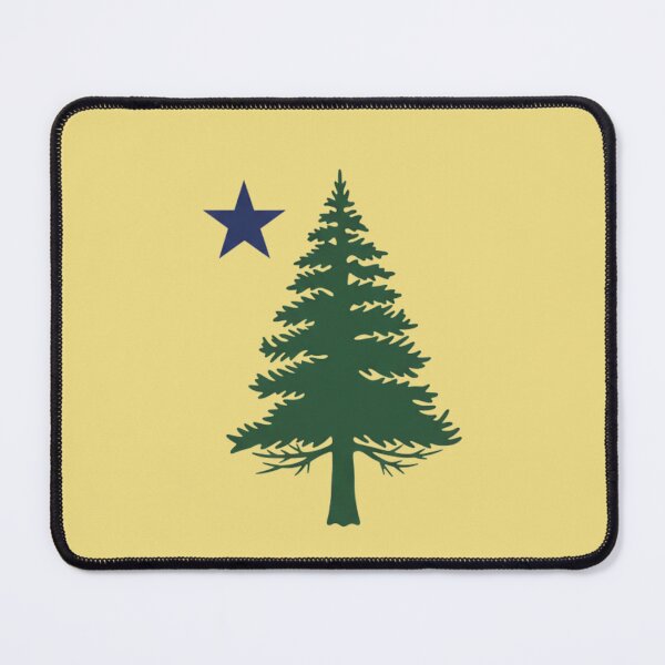 Item preview, Minimalist Maine 1901 Flag - Original Pine Tree and North Star Heritage designed and sold by Rhythm Thru Art .