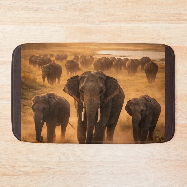 Item preview, Minneriya Elephant Gathering – Giants of Sri Lanka designed and sold by Ceylon Luxe Collections.