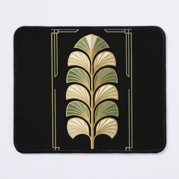 Item preview, Art Deco Palm Frond Emblem | Architectural Botanical Design designed and sold by SavinMercantile.