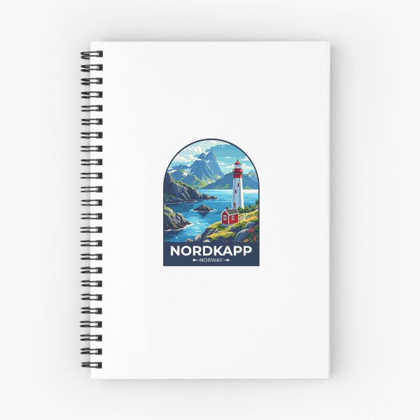 Item preview, Nordkapp Norway Sticker designed and sold by TulipaGraphics.