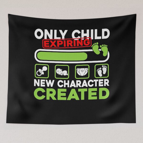 Item preview, Only Child Expiring Baby Announcement designed and sold by KroghDs.