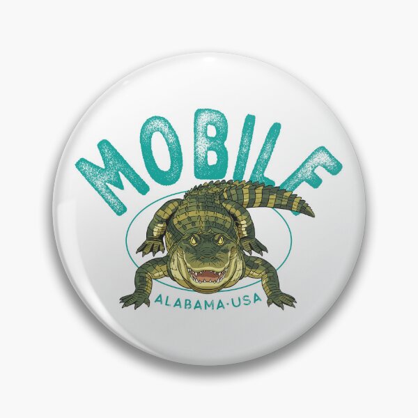 Item preview, Mobile Alabama Alligator Design designed and sold by Futurebeachbum.