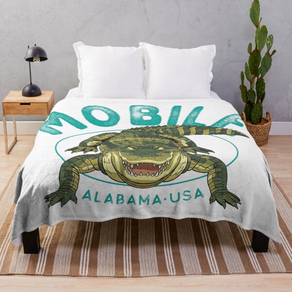 Item preview, Mobile Alabama Alligator Design designed and sold by Futurebeachbum.