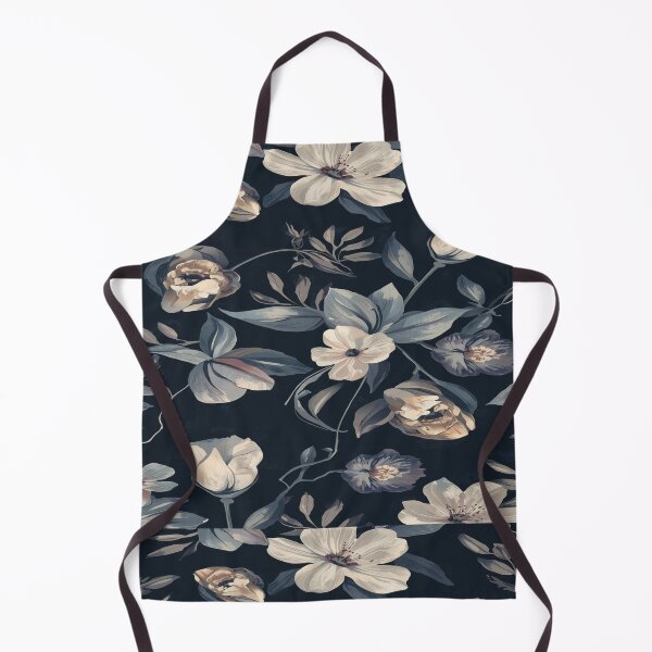 Item preview, Abstract Nocturne Floral Pattern with Refined Dark Elegance designed and sold by mari0n980.