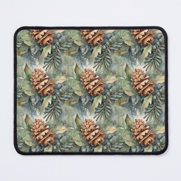Item preview, Watercolor pine cones and evergreen designed and sold by hollycooper.
