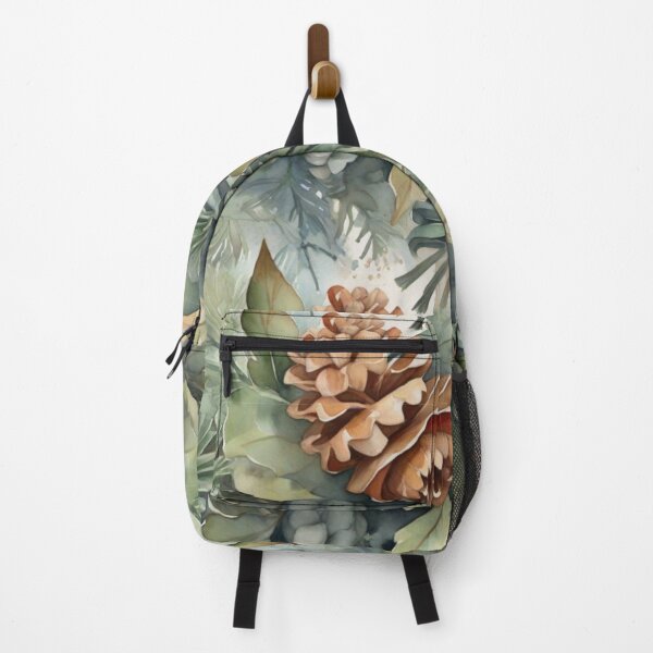 Item preview, Watercolor pine cones and evergreen designed and sold by hollycooper.