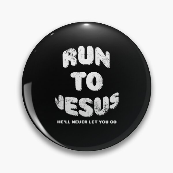 Item preview, Run to Jesus – Christian Inspirational Design designed and sold by PISMO_SHOP.