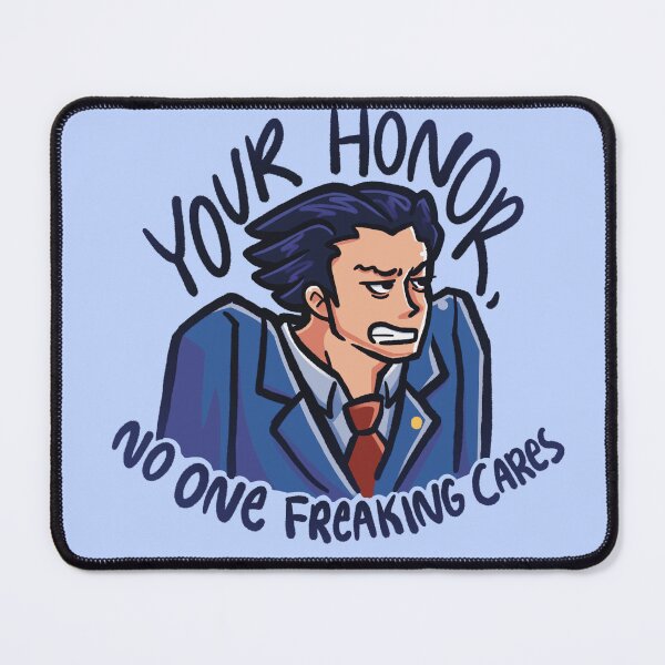 Item preview, Phoenix Wright "No One Cares" designed and sold by howdykt.