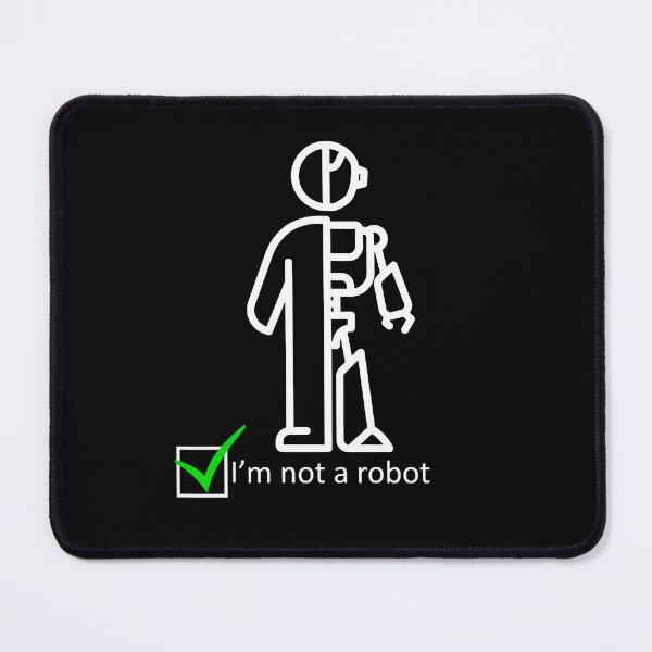 Item preview, Funny Nerdy I'm not a Robot Test Computer Geek Gift designed and sold by waikibi ⭐⭐⭐⭐⭐.
