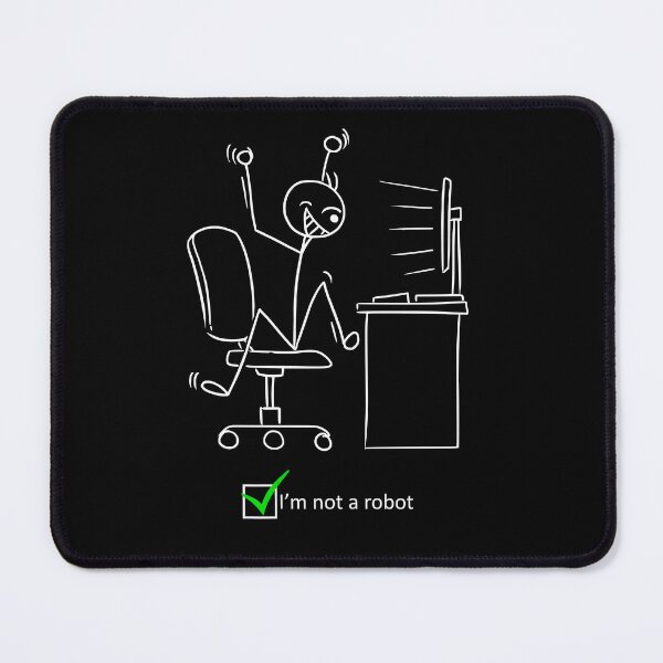 Item preview, Funny Nerdy I'm not a Robot Test Computer Geek Gift designed and sold by waikibi ⭐⭐⭐⭐⭐.