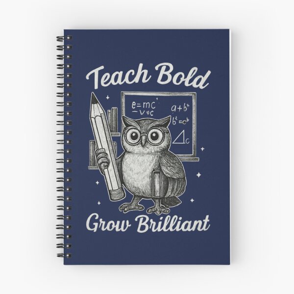 Item preview, Teach Bold, Grow Brilliant – Inspiring Owl Teacher Design designed and sold by Williams Anderson.