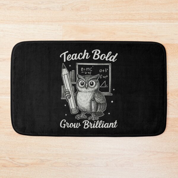 Item preview, Teach Bold, Grow Brilliant – Inspiring Owl Teacher Design designed and sold by Williams Anderson.
