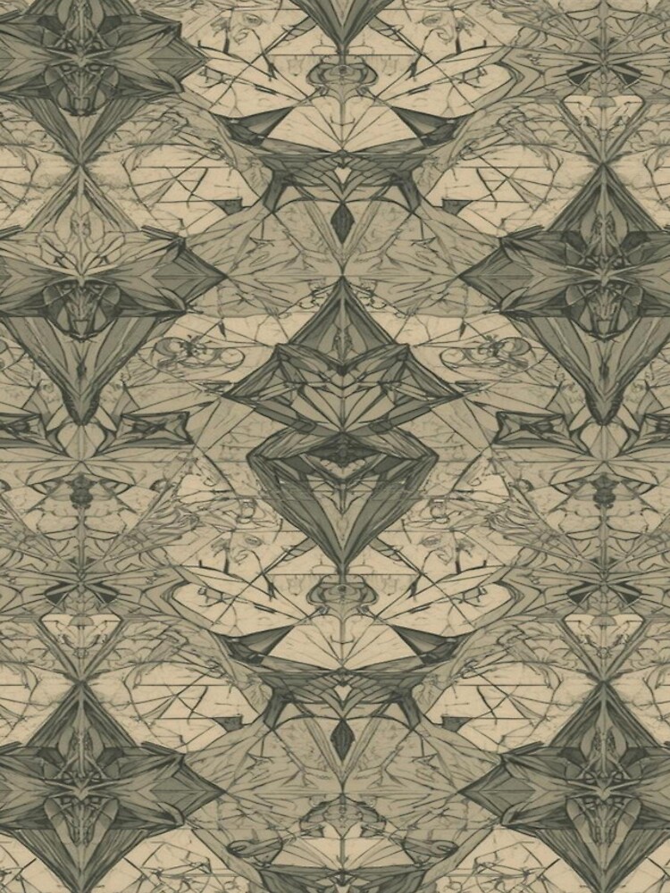 Thumbnail 4 of 4, iPhone Case, Abstract Ritual Geometry Pattern with Subtle Gothic Influence designed and sold by mari0n980.