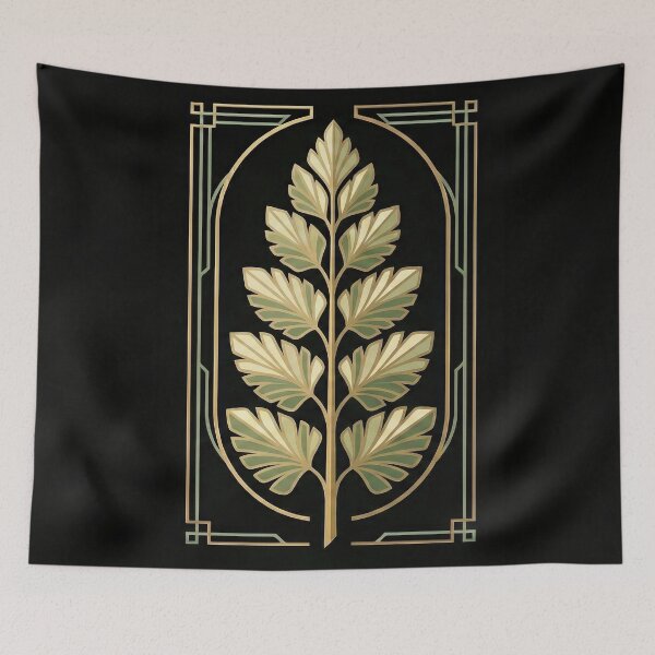 Item preview, Fern Frond – Architectural Botanical Emblem designed and sold by SavinMercantile.