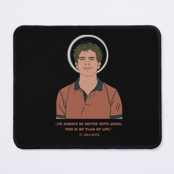 Item preview, Carlo Acutis To always be united with Jesus, this is my plan of life. Portrait designed and sold by PISMO_SHOP.