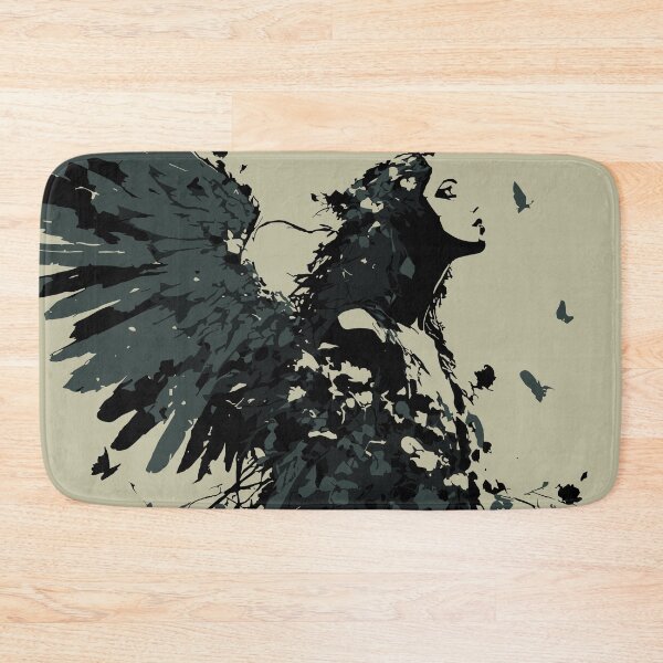 Item preview, Psykhe’s Chrysalis (Dark Angel) - Figurative Biophilic Vector Art designed and sold by Danford Biophilic.