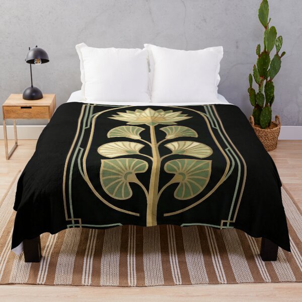 Item preview, Lotus Stem – Architectural Botanical Emblem designed and sold by SavinMercantile.
