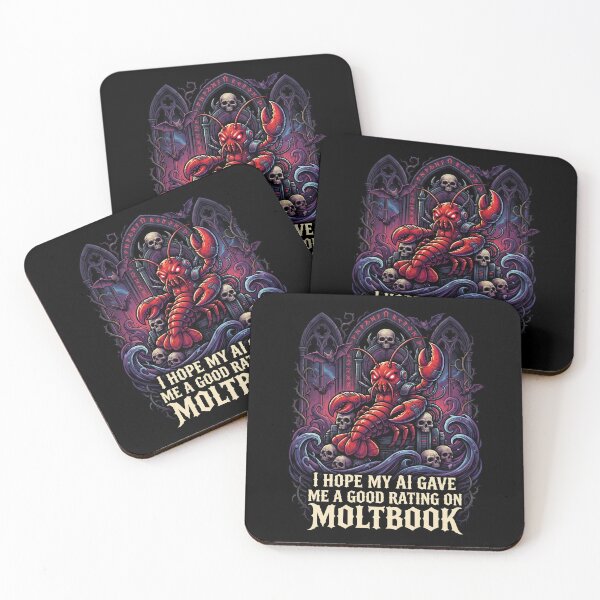 Item preview, Moltbook AI Overlord - Funny Dark AI Takeover designed and sold by LevelUpLab.