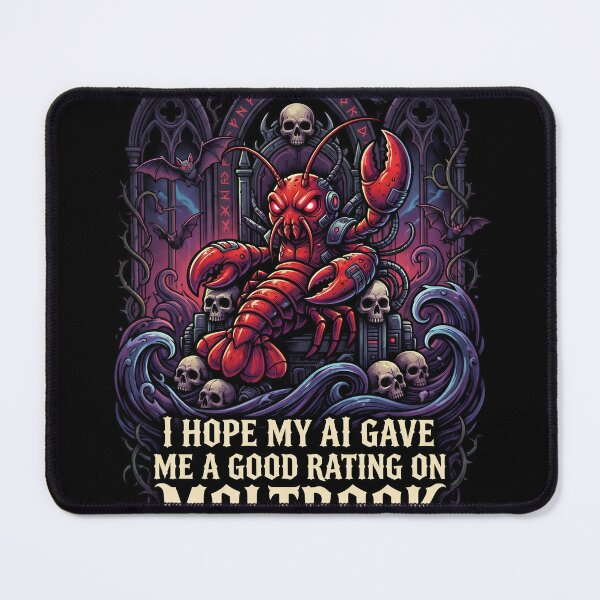 Item preview, Moltbook AI Overlord - Funny Dark AI Takeover designed and sold by LevelUpLab.