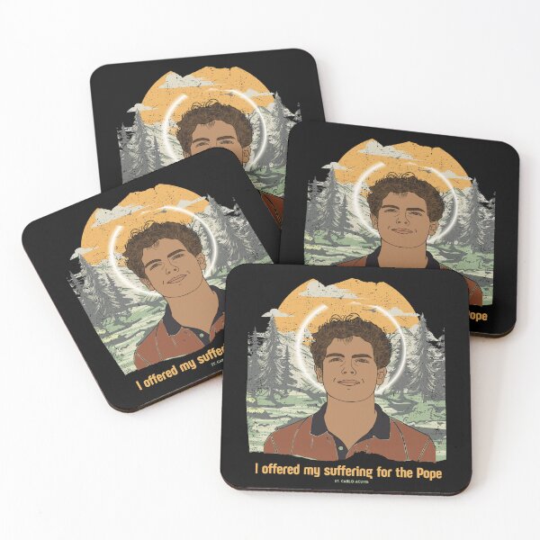 Item preview, Carlo Acutis I offered my suffering for the Pope Portrait  designed and sold by PISMO_SHOP.