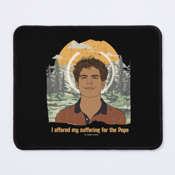 Item preview, Carlo Acutis I offered my suffering for the Pope Portrait  designed and sold by PISMO_SHOP.