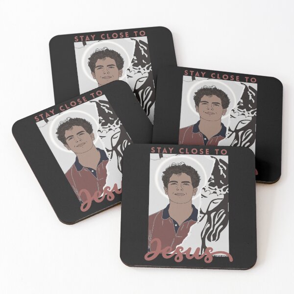 Item preview, Carlo Acutis Stay close to Jesus Portrait  designed and sold by PISMO_SHOP.
