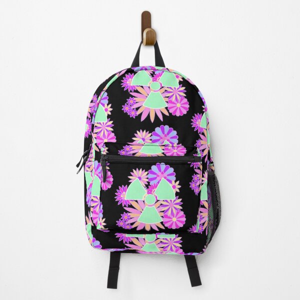 Item preview, Kawaii Floral Radiation Symbol designed and sold by kitschandkawaii.