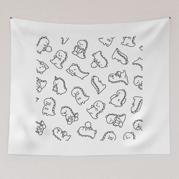 Item preview, Dinosaurs: wallpaper  designed and sold by MeepleMerch.