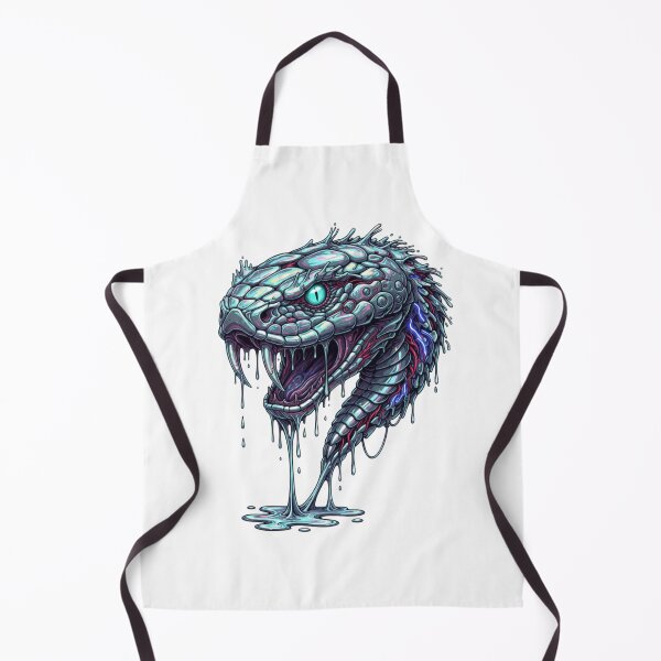 Item preview, Bio-Organic Chrome Snake: Cyberpunk Drip Streetwear designed and sold by Blue Bird Designs.