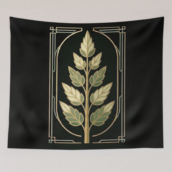 Item preview, Cypress Branch – Architectural Botanical Emblem designed and sold by SavinMercantile.