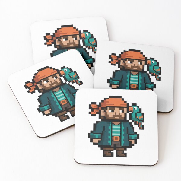Item preview, Pirate and parrot players designed and sold by JonysCreativeDesigns.
