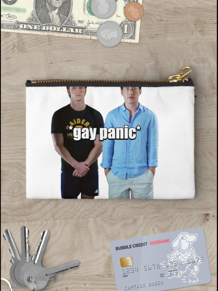 Thumbnail 3 of 4, Zipper Pouch, Heated Rivalry Panic designed and sold by thee lizard lair.