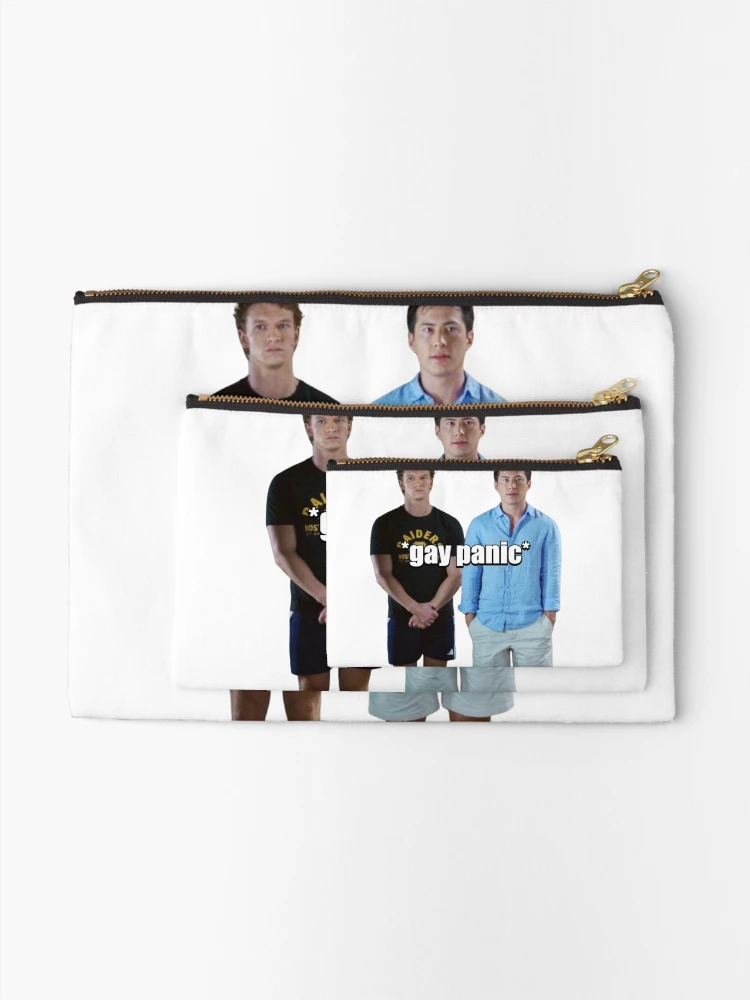 Thumbnail 2 of 4, Zipper Pouch, Heated Rivalry Panic designed and sold by thee lizard lair.