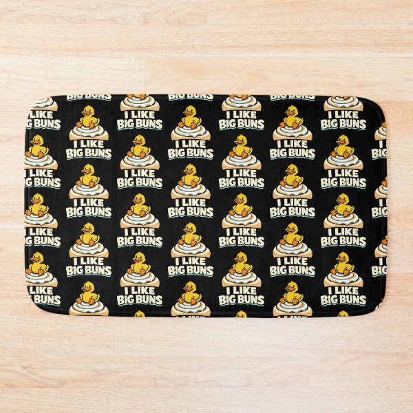 Item preview, I Like Big Buns Funny Duck Cinnamon Roll Pun Design designed and sold by TeeTimeTreasure.