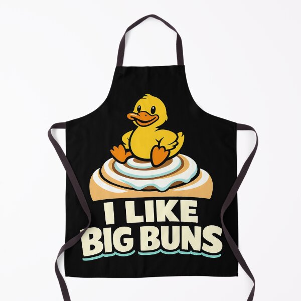 Item preview, I Like Big Buns Funny Duck Cinnamon Roll Pun Design designed and sold by TeeTimeTreasure.