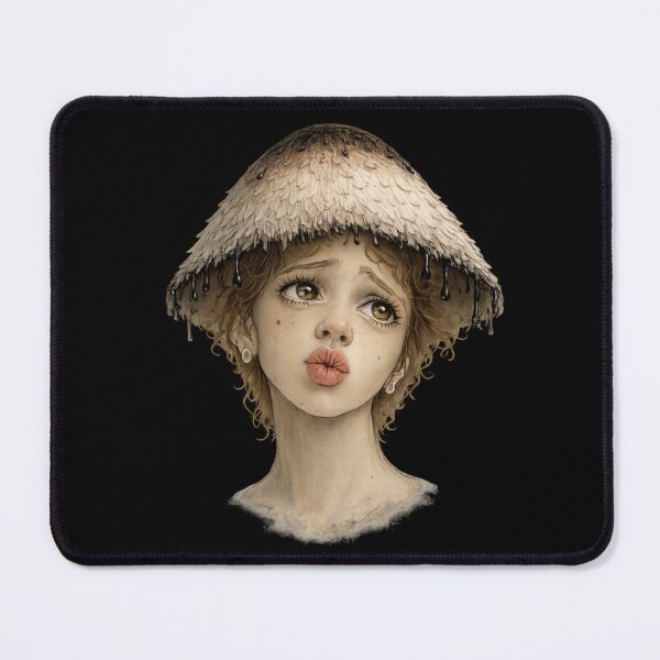 Item preview, Whimsical Mushroom Fairy Portrait designed and sold by AnyasCrafts.