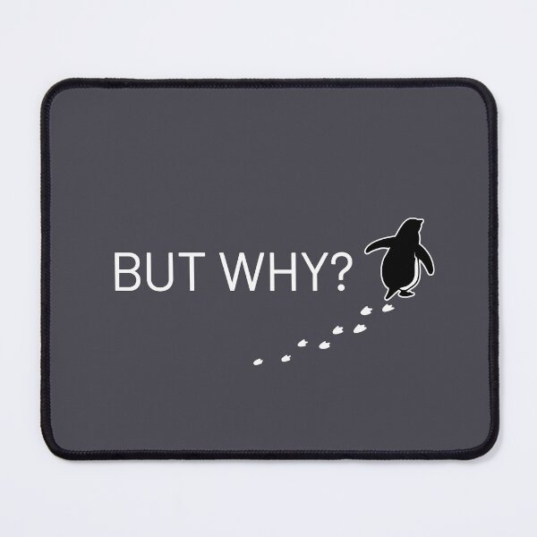 Item preview, But why? (white) designed and sold by Cornelia Ott.