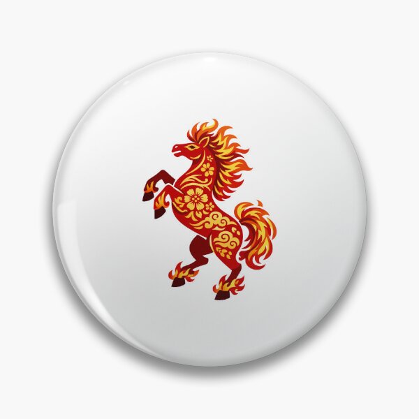 Item preview, Traditional Chinese Fire Horse Papercut Style Art designed and sold by Vendeloc.