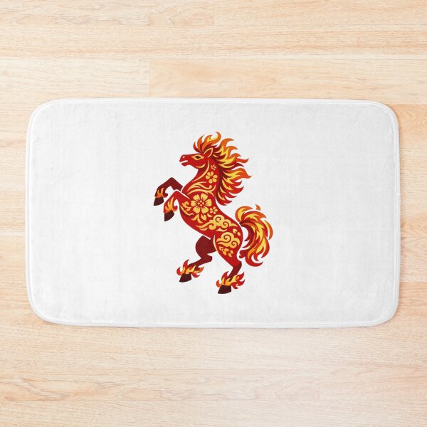 Item preview, Traditional Chinese Fire Horse Papercut Style Art designed and sold by Vendeloc.