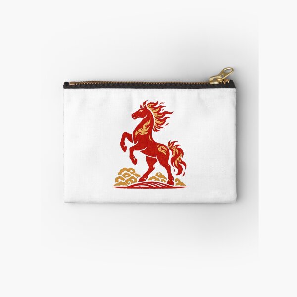 Item preview, Traditional Chinese Fire Horse Papercut Style Art designed and sold by Vendeloc.
