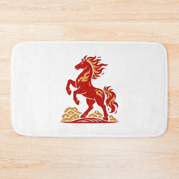 Item preview, Traditional Chinese Fire Horse Papercut Style Art designed and sold by Vendeloc.
