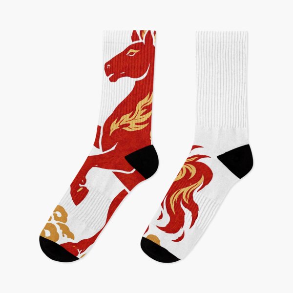Item preview, Traditional Chinese Fire Horse Papercut Style Art designed and sold by Vendeloc.
