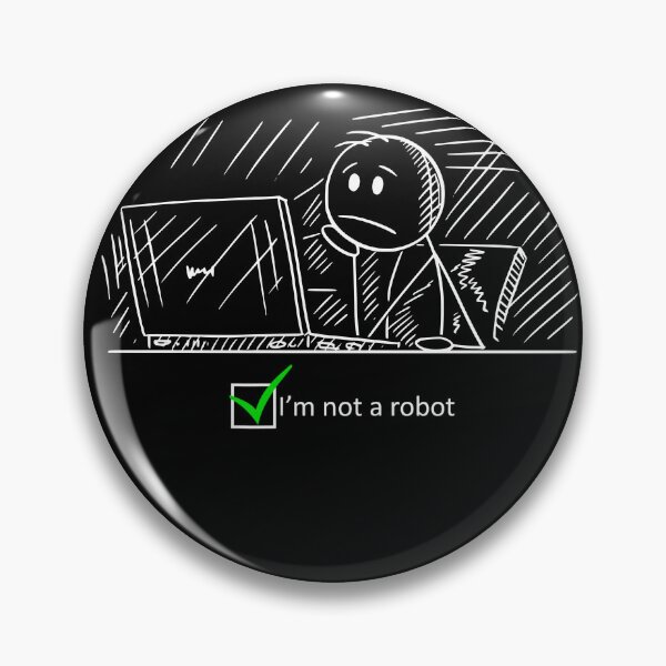 Item preview, Funny Nerdy I'm not a Robot Test Computer Geek Gift designed and sold by waikibi ⭐⭐⭐⭐⭐.