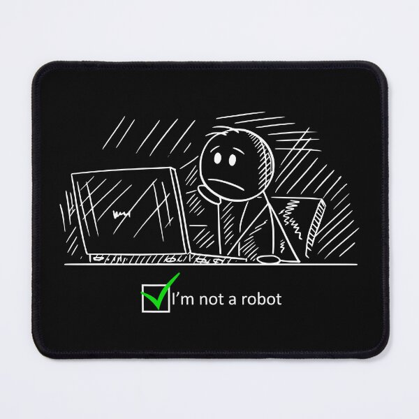 Item preview, Funny Nerdy I'm not a Robot Test Computer Geek Gift designed and sold by waikibi ⭐⭐⭐⭐⭐.