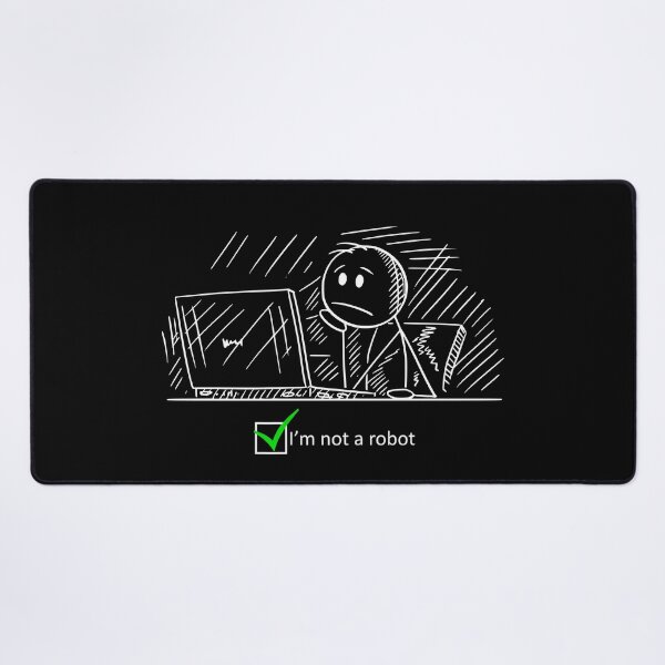 Item preview, Funny Nerdy I'm not a Robot Test Computer Geek Gift designed and sold by waikibi ⭐⭐⭐⭐⭐.