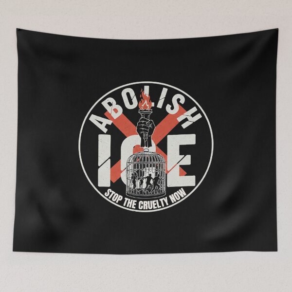 Item preview, Abolish ICE Anti-Fascist Resistance Protest Design designed and sold by EarthArtDesigns.