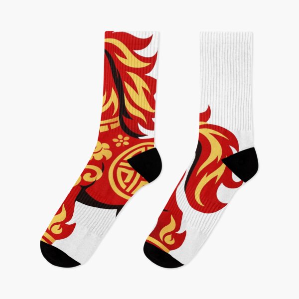 Item preview, Folk Seal Fire Horse designed and sold by Vendeloc.