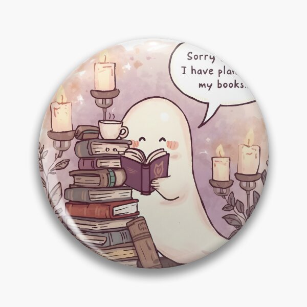 Artikelvorschau, Buchliebhaber Geist - Süßer Kawaii "Pläne mit Büchern" Sticker entworfen und verkauft von Flow19.