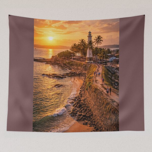 Item preview, Galle Fort Heritage Glow – Sri Lanka Sunset designed and sold by Ceylon Luxe Collections.